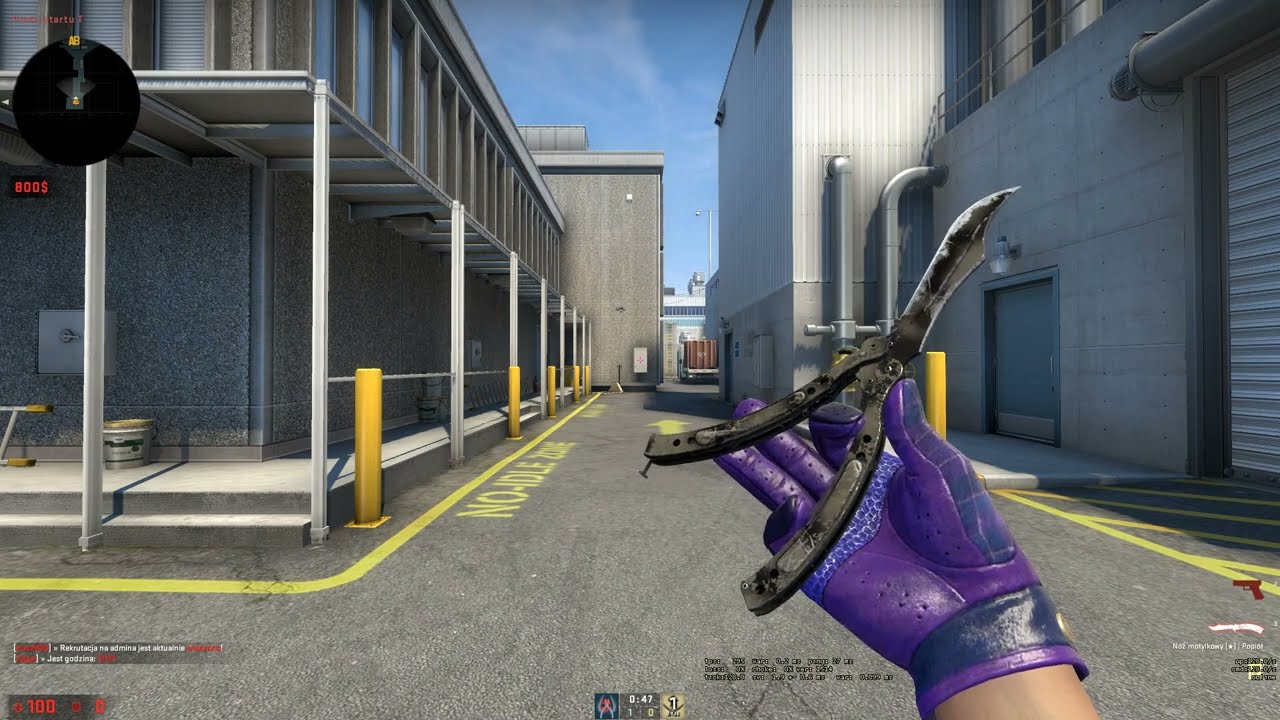 Butterfly Knife  Scorched 