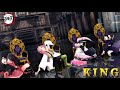 【鬼滅の刃MMD】KING【竈門禰豆子×栗花落カナヲ×胡蝶しのぶ×甘露寺蜜璃】