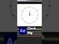 The Ultimate Automated Clock Rig in After Effects (Only 3 Expressions!) #aftereffects  #expressions