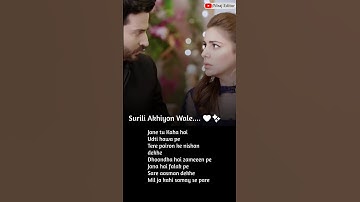 Karan Preeta Whatsapp Status | Surili Akhiyon Wale | Veer | Rahat Fateh Ali Khan | Niraj Editor