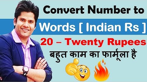 convert number to words in excel - Super Easy