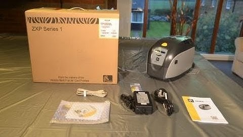 Zebra ZXP1 Clean Printer Cycle