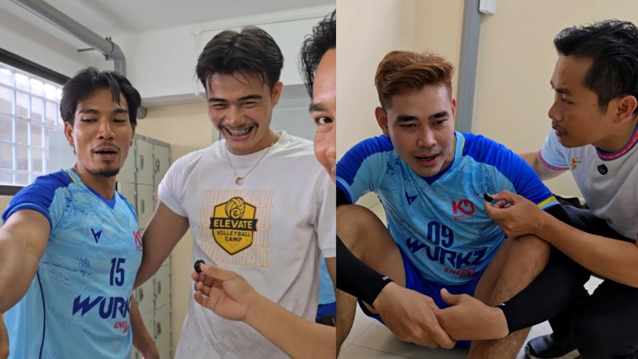 ជួបជាមួយក្រុមកីឡាករលំអរតារាង មិនការប្រកួតពានរង្វាន់បាល់ទះបុរស