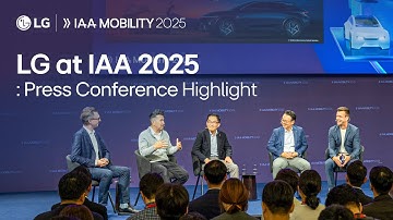 LG at IAA 2025 : Press Conference Highlight