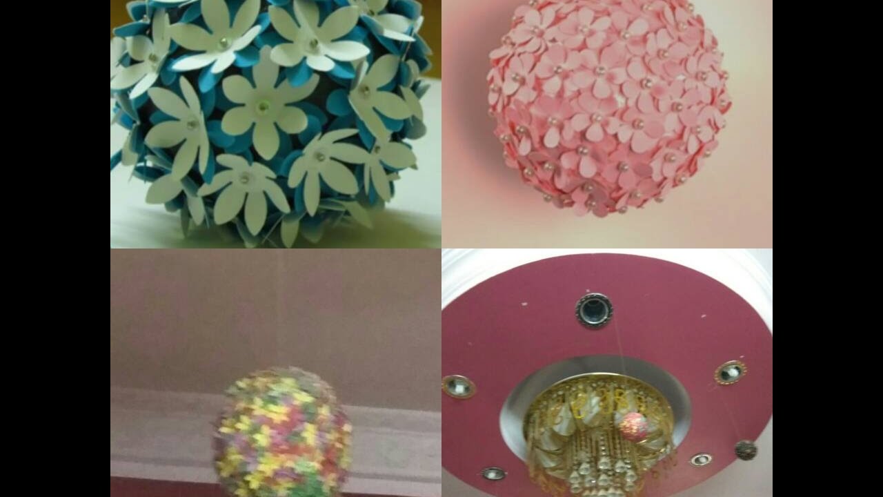 hanging paper flowers ball easy to make youtube paper flower hanging ball