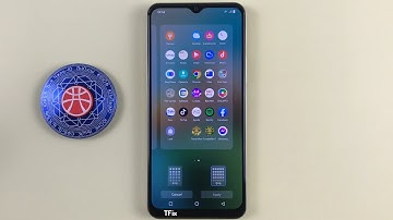 How to change the 4x5 5x6 home screen layout on Vivo Y16 Android 12