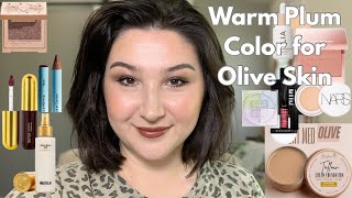 Warm plum makeup for fair olives, Violette fr lip nectar