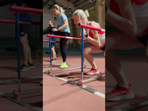 Hurdles + Running Drills Workout 💪 #runningtips #running #shorts