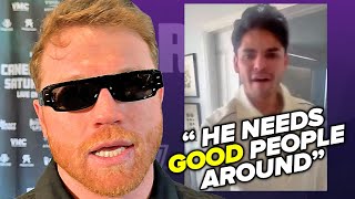 Canelo FEELS SAD for Ryan Garcia recent behavior; says he can beat Haney!