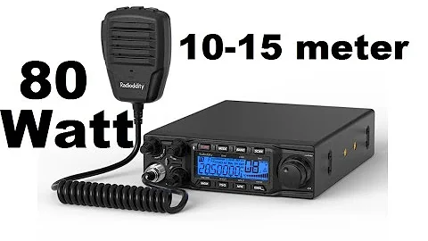 Radioddity QT80 AM/FM/SSB/CW 80 WATT Ham + CB RADIO + DX test