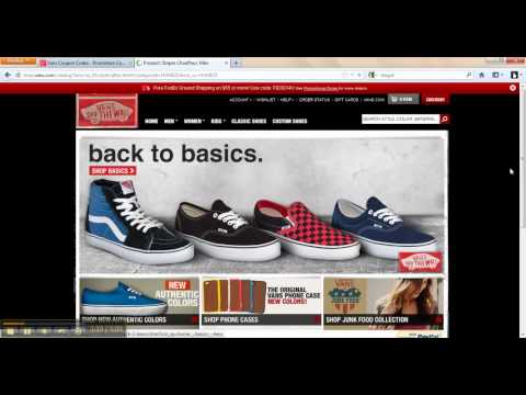 vans online promo codes 2018