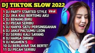 DJ TIKTOK TERBARU 2022 - DJ PARTY STARTED STYLE PONG PONG VIRAL TIK TOK TERBARU 2022