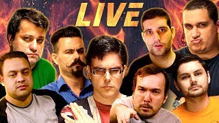 🔴NÃO PODE RIR! LIVE dos CAMPEÕES Briggs Davy Jones Gaveta Gigante Affonso Charles Manolo e Nabote