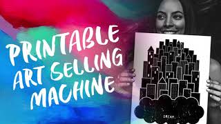 Printable Art Selling Machine