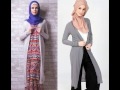 Model Gamis Pakai Cardigan