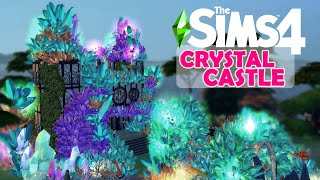 ? CRYSTAL CASTLE | THE SIMS 4 SPEED BUILD (NO CC) ?