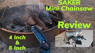 Saker Mini electric Chainsaw Review (4 Inch and 6 Inch)