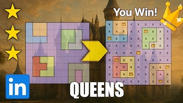 How to solve Queens from LinkedIn very fast with these simple tips & tricks!