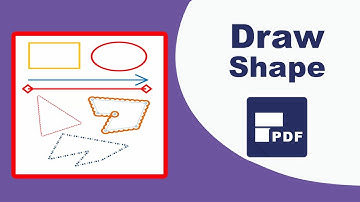 How to draw shape in PDF using pdfelement