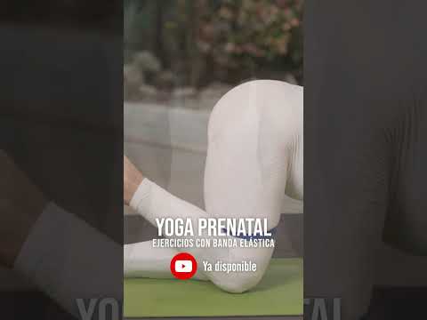 Ya está disponible mi nueva sesión de yoga prenatal🤰🏼de 10 mins con banda elástica 💙 vayan a verla!