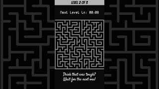 Maze Puzzle Brain Game 🧩 | Can You Solve All 3 Levels?