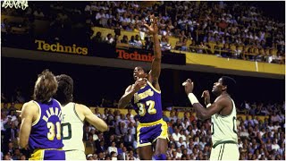 When Magic Johnson hit the Celtics with the HOOK Shot in the 1987 NBA Finals