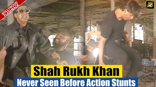 Shahrukh Khans Exclusive Never Seen Before Action Stunts From Duplicateflashback