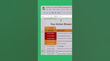 A FREE Simple CRM in Google Sheets  #googlesheets