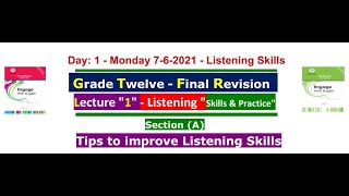 Listening Final Revision Mr. Helmy