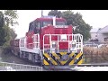 【名古屋臨海鉄道】貸出試運転 HD300-28＆ND60 1 プッシュプル赤ホキ牽引！南港線白水踏切通過