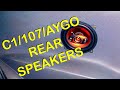 Citroen C1/107/Aygo Rear Speaker Installation