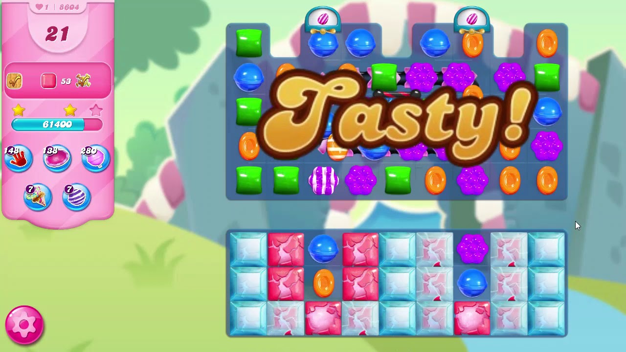 Candy Crush Saga Level 8604 NO BOOSTERS