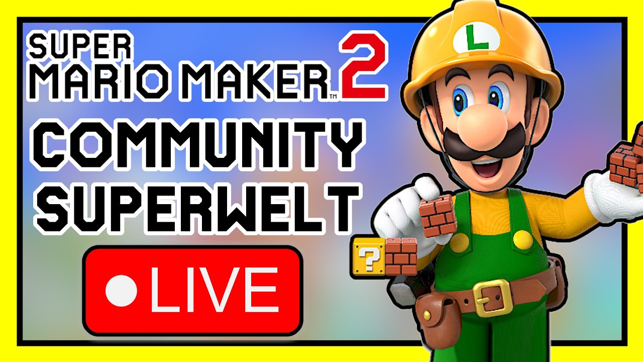 🔴 Wir spielen eine Superwelt aus der Community in Super Mario Maker 2