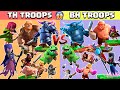 TH Troops Vs BH Troops | TH13 Troops Vs BH9 troops in Clash of Clans