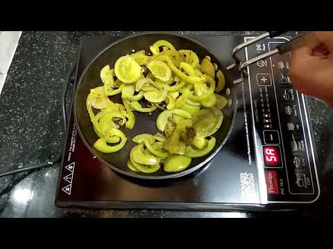 Raw Green Tomato Chutney Recipe