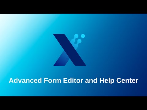 Flex Advanced Forms Editor and Help Center