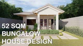 52 SQM BUNGALOW HOUSE DESIGN | Konsepto Designs