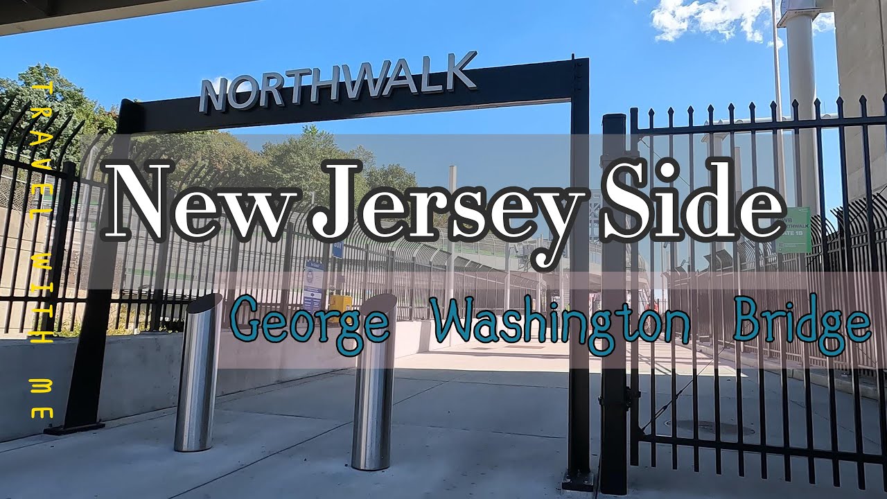 Biking across the George Washington Bridge from New Jersey to New York