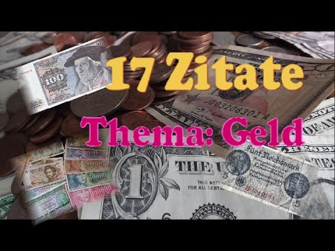 17 Zitate Alles Uber Geld Youtube