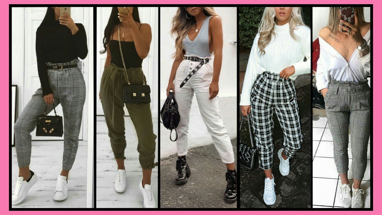 OUTFITS CON PAPER BAG PANTS | Lindas Vanidosas - YouTube