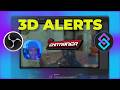 3D Alerts for Twitch Streams | OBS Studio &amp; Streamer.bot Tutorial