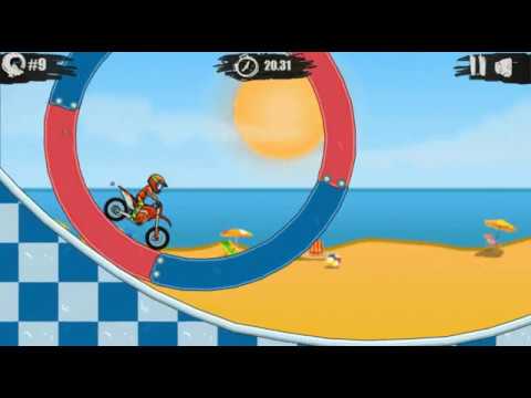 Moto X3M 5 Pool Party (level 17) Gameplay 