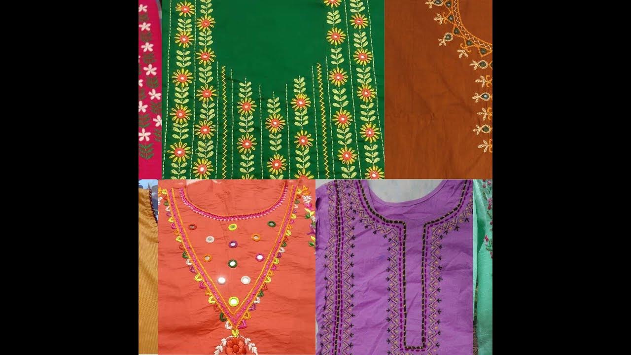 Beautiful Sindhi traditional hand embroidered dresses/ Sindhi karahi ...