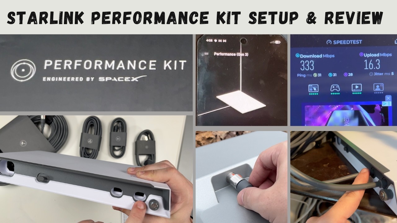 Starlink Performance Kit Setup & Review