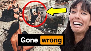 Janice Griffith Boudoir Rooftop Photoshoot Gone Wrong 😱