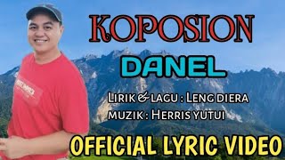 Video thumbnail of "KOPOSION-DANEL (OFFICIAL LYRIC VIDEO)"