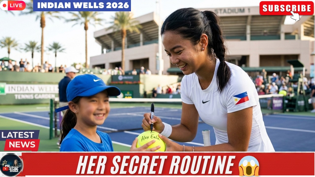 Alex Eala: The Real Face of Philippine Tennis | Unfiltered Indian Wells Day 🎾