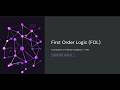 First Order Logic (FOL) Tutorial