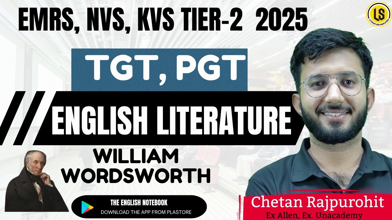 William Wordsworth | EMRS / KVS / NVS TGT–PGT English