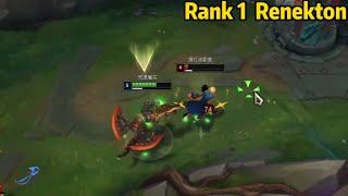 Rank 1 Renekton: This Guy is UNSTOPPABLE on Toplane!